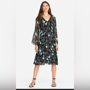 Johnny Was Biya Krisha Dress Black Small